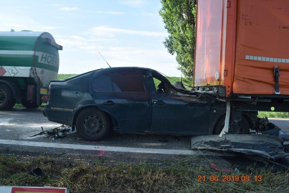Nehoda, Škoda Octavia, Vráble, Telince
