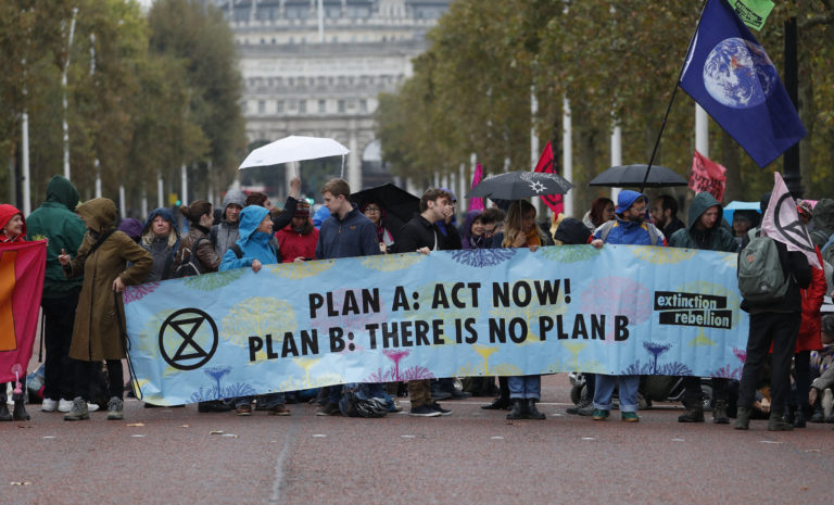 Berlín, klimatický protest