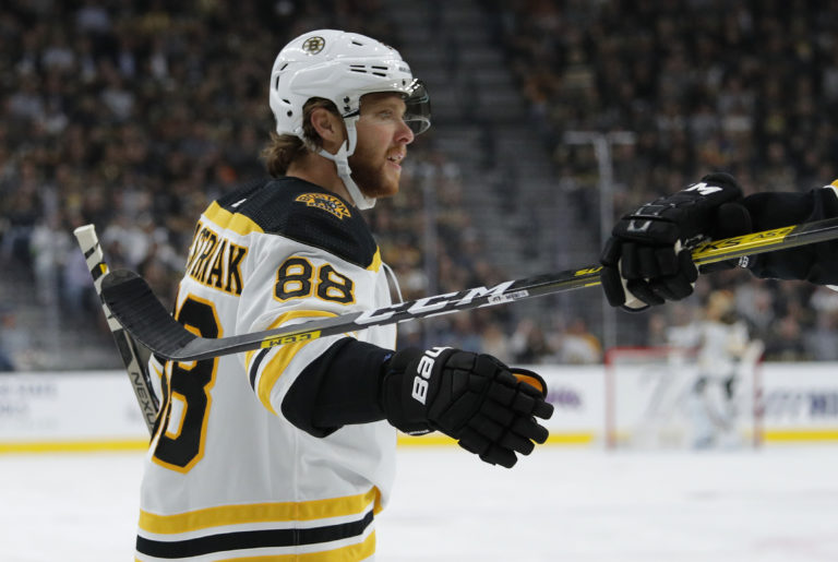 Bruins Golden Knights Hockey David Pastrňák