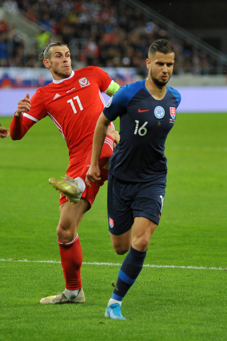 Slovensko - Wales, kvalifikácia o postup na ME 2020, Gareth Bale, Dávid Hancko