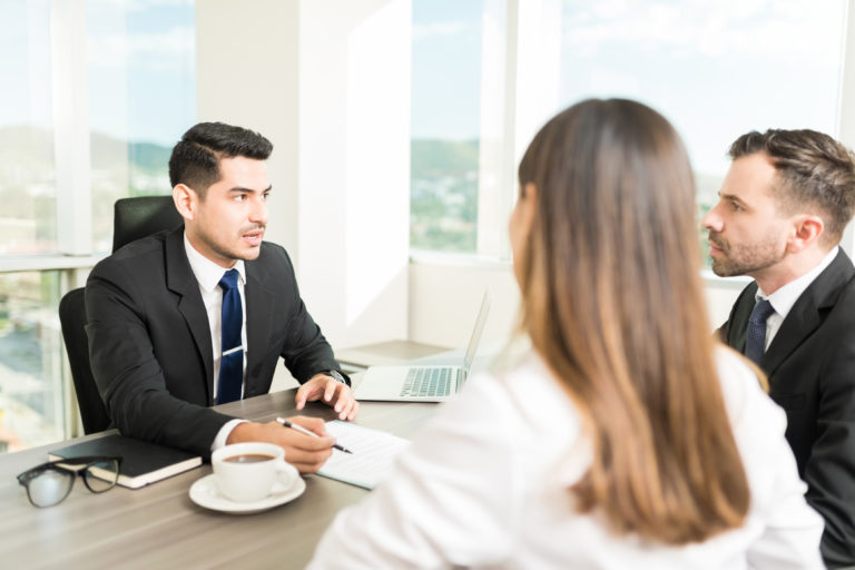 Agent Giving Best Insurance Advice To Couple