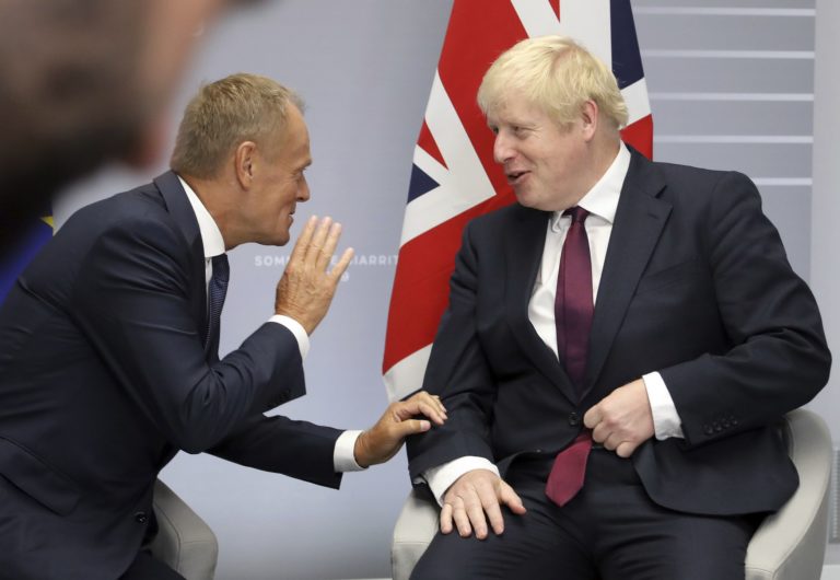 Donald Tusk, Boris Johnson