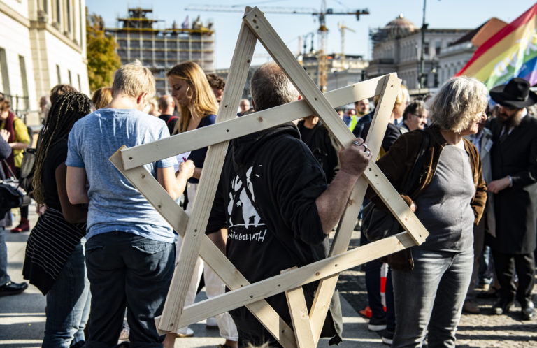 Protest proti antisemitizmu