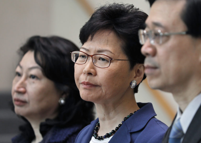 Carrie Lam, Teresa Cheng, John Lee