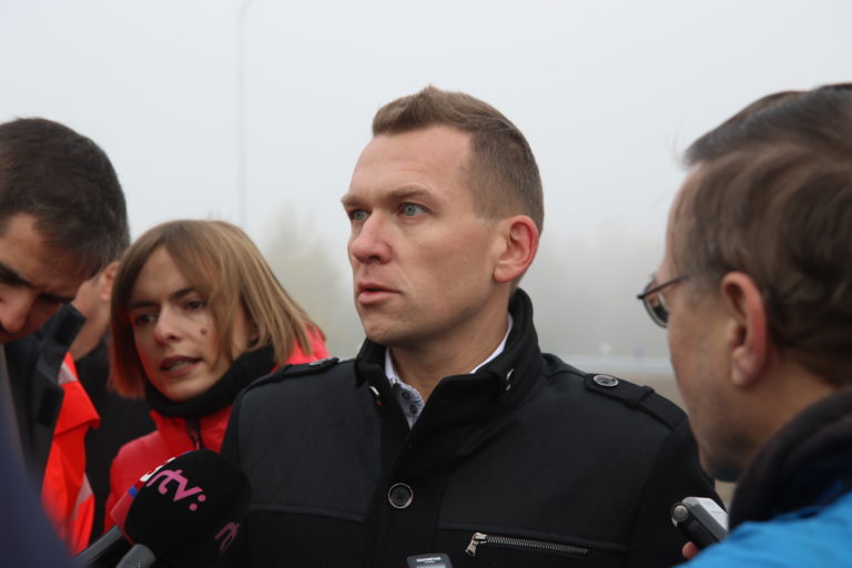 otvorenie križovatky za Dunajskou Lužnou