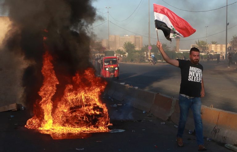 Irak, protesty