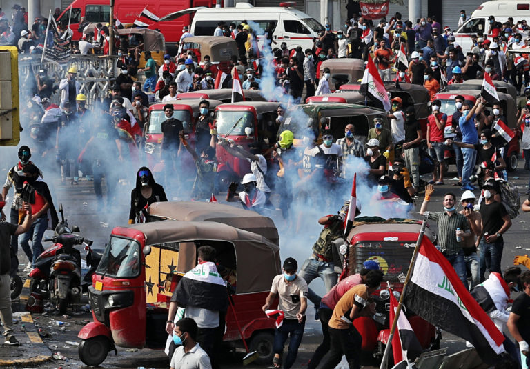 Irak, protesty