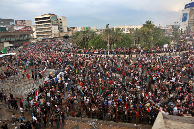 Irak, protest