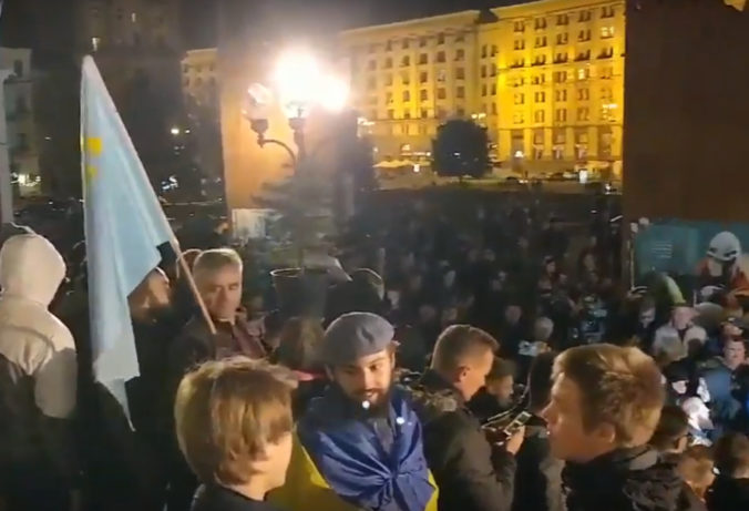 Kyjev, protest