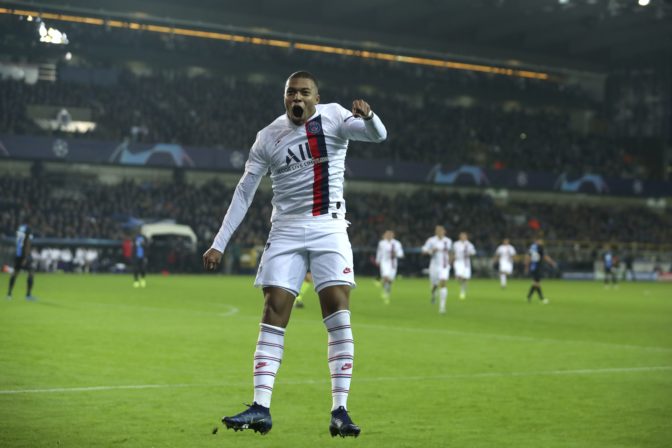 Kylian Mbappé, Liga majstrov, PSG, FC Bruggy