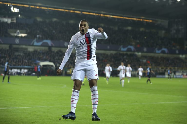 Kylian Mbappé, Liga majstrov, PSG, FC Bruggy