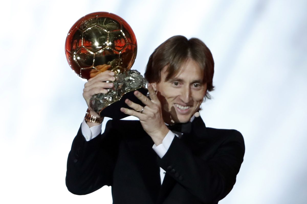 Luka Modrič, Zlatá lopta 2018 (Ballon d&#039;Or)