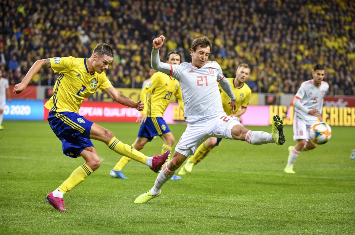 Mikael Lustig, Mikel Oyarzabal, kvalifikácia o postup na ME 2020, Švédsko - Španielsko