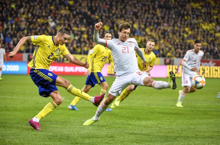 Mikael Lustig, Mikel Oyarzabal, kvalifikácia o postup na ME 2020, Švédsko - Španielsko