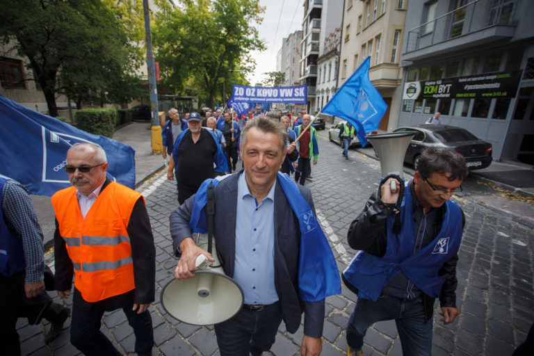zhromaždenie za zvýšenie minimálnej mzdy, Marián Magdoško