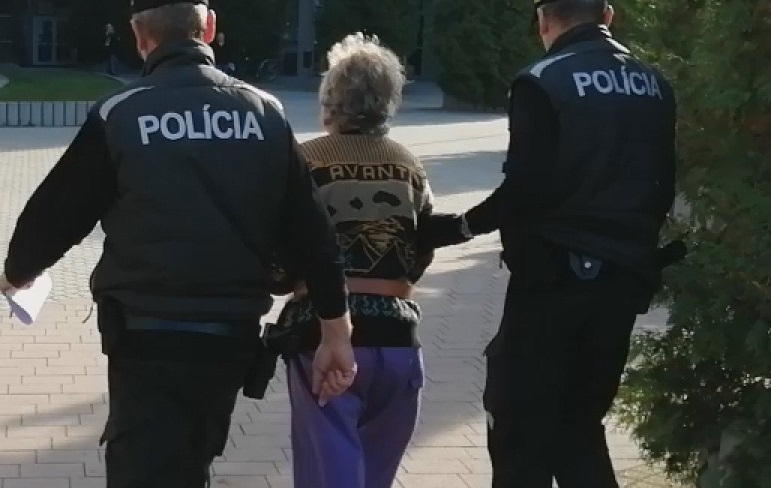 útok palicou, opitá žena