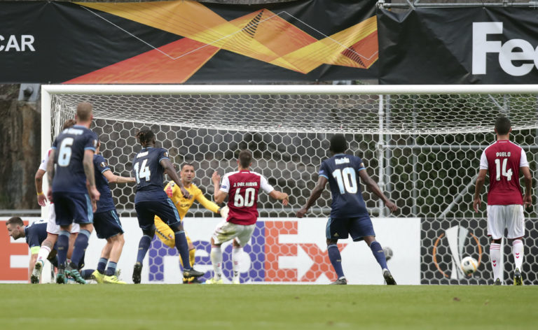 Európska liga: Sporting Braga - ŠK Slovan Bratislava, Andraž Šporar