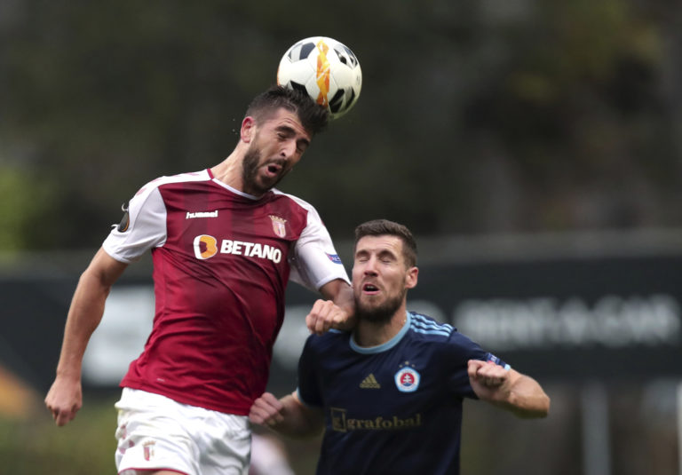 Európska liga: Sporting Braga - ŠK Slovan Bratislava, Kenan Bajrič
