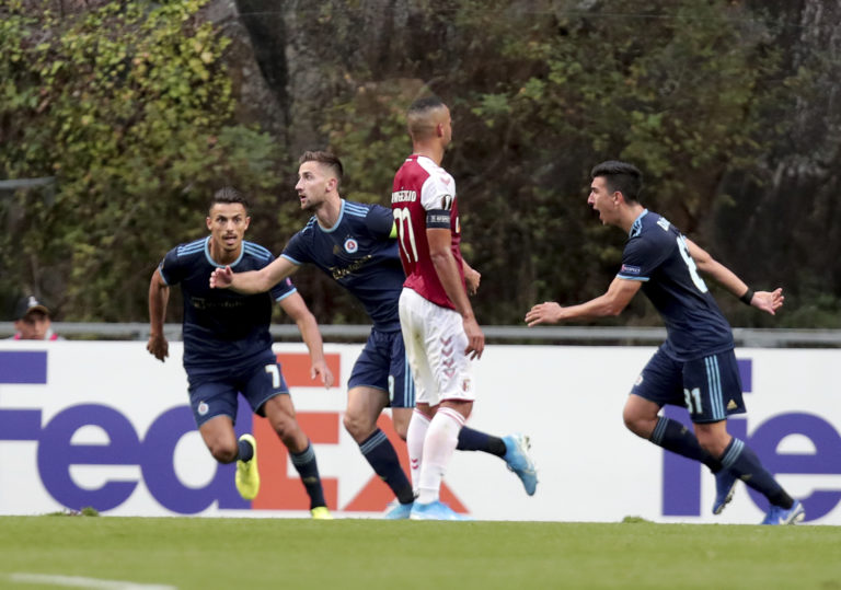 Európska liga: Sporting Braga - ŠK Slovan Bratislava
