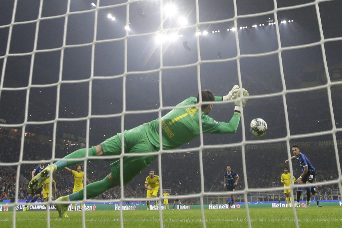 Roman Buerki, Liga majstrov, Borussia Dortmund, Inter Miláno
