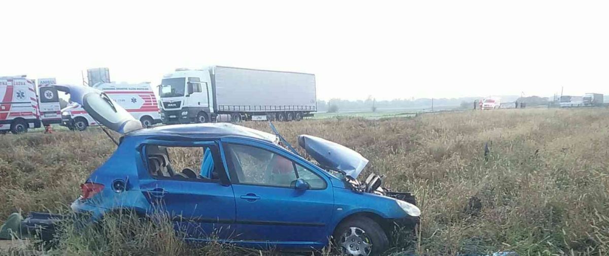 tragická dopravná nehoda, leteckí záchranári, Šarovce