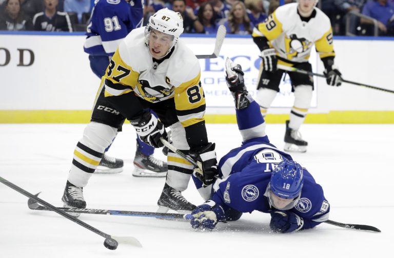 Sidney Crosby, Ondřej Palák, Pittsburgh Penguins, Tampa Bay Lightning