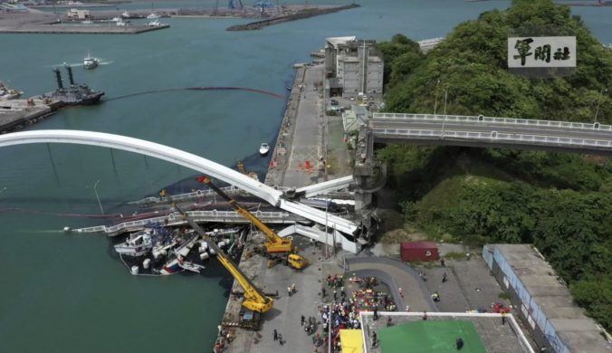 zrútený most, Taiwan