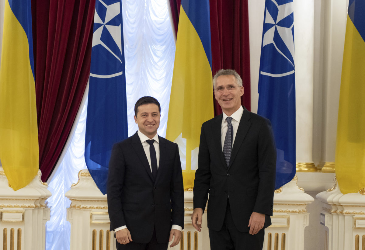Volodymyr Zelenskyj, Jens Stoltenberg
