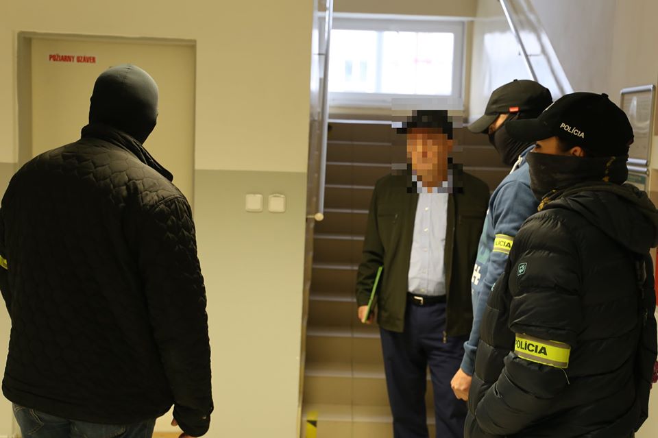 Polícia, zásah, elektráreň Mochovce