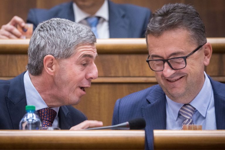 Béla Bugár (Most Híd), Martin Glváč (Smer SD)