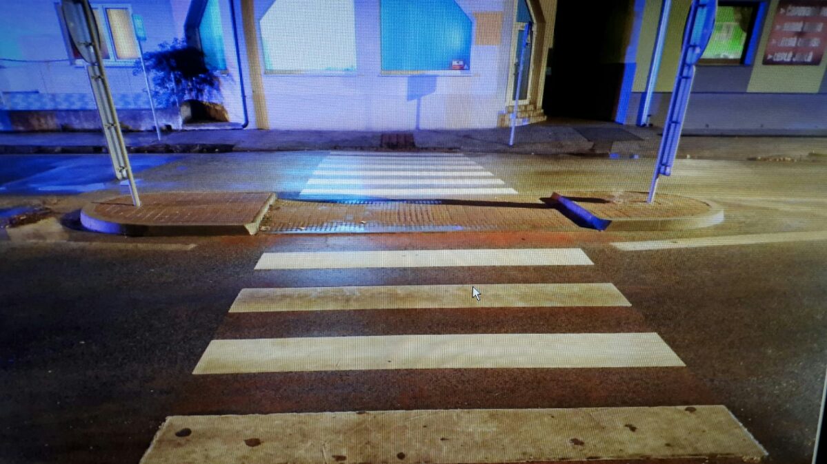 Zrážka auta s chodcom