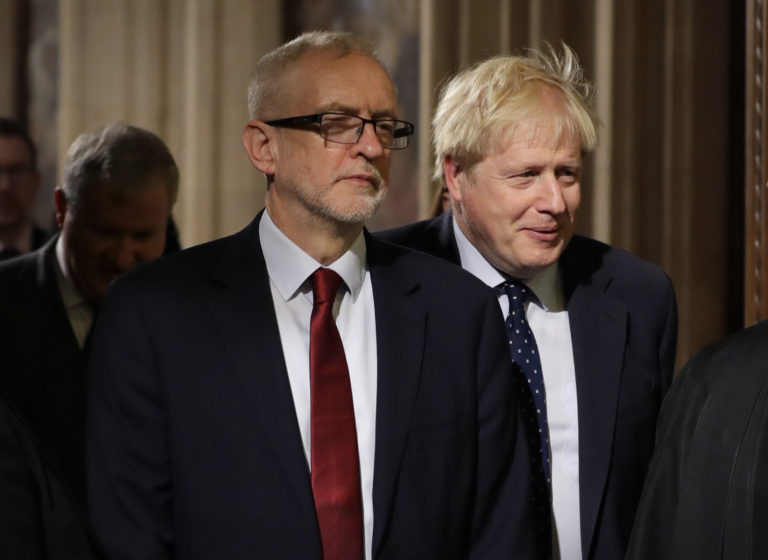 Boris Johnson, Jeremy Corbyn