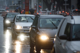 POČASIE: Hustý dážď v Bratislave