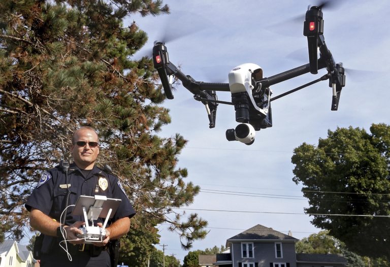 Polícia, dron