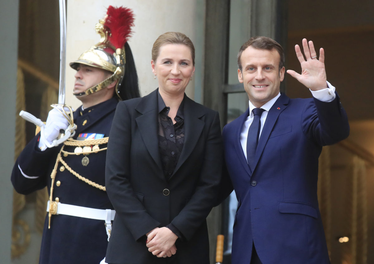 Mette Fredriksen, Emmanuel Macron