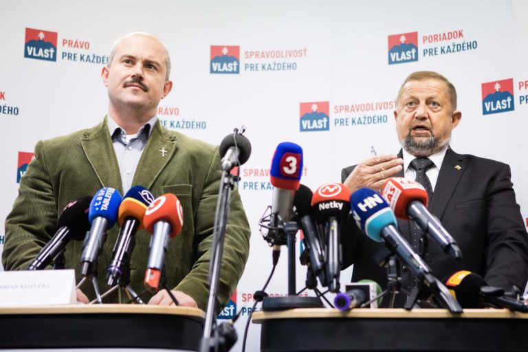 Marian Kotleba a Štefan Harabin