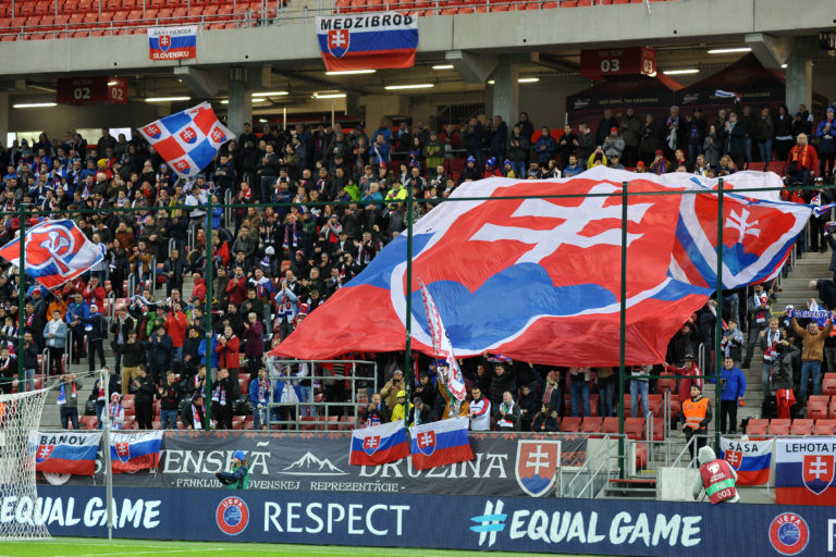 Futbal (kvalifikácia o Euro 2020): Slovensko - Azerbajdžan, fanúšikovia