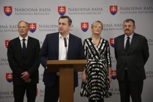 Jaroslav Paška, Andrej Danko, Eva Smolíková, Anton Hrnko
