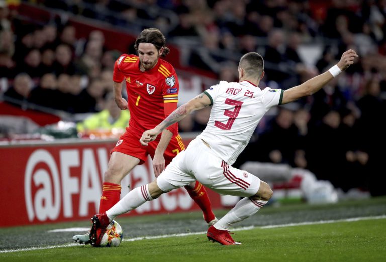 Joe Allen, Zsolt Nagy, Wales - Maďarsko, kvalifikácia o Euro 2020