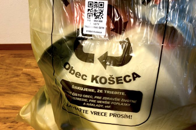 Obec Košeca, triedenie odpadu