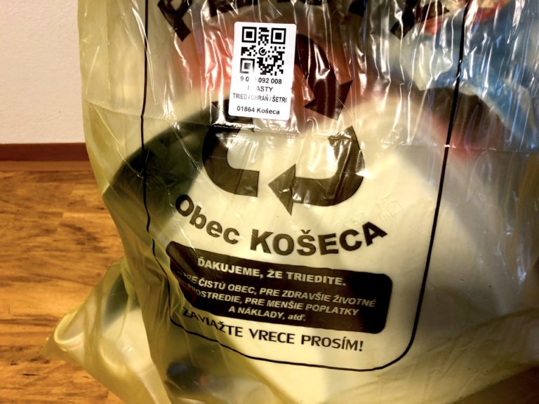 Obec Košeca, triedenie odpadu
