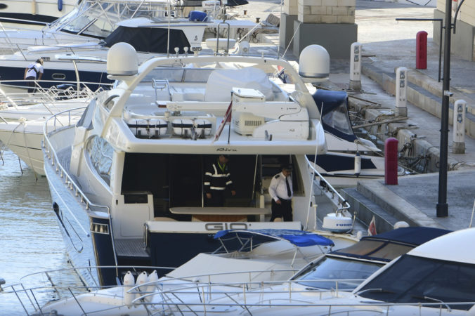 Malta, vrazda novinarky, jachta