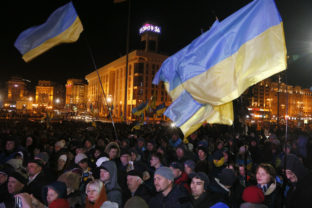 Ukrajina, výročie protestov