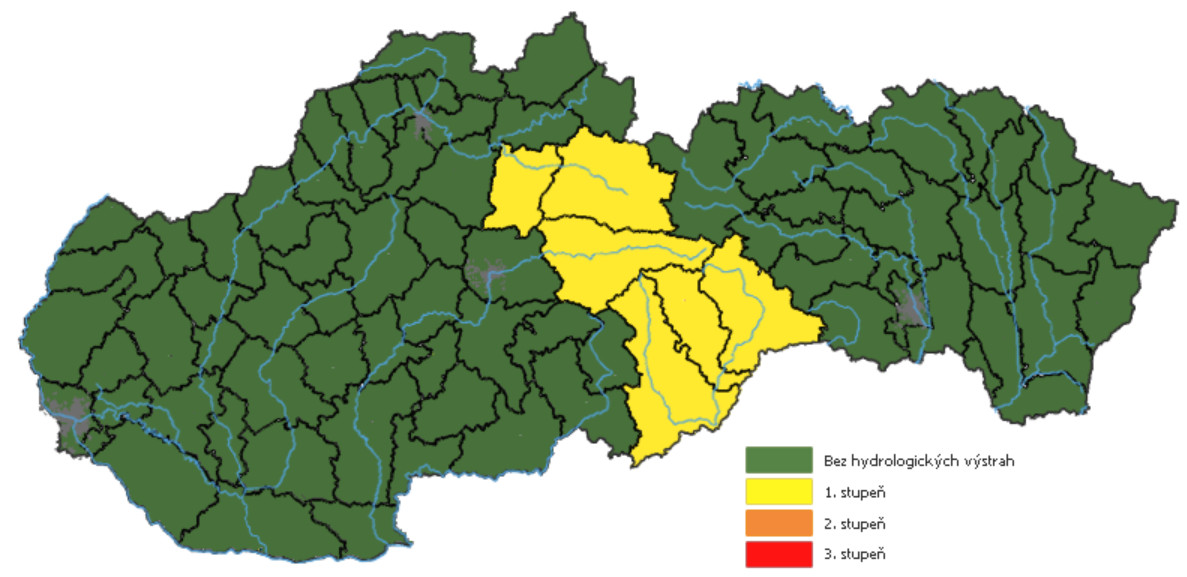 Výstrahy, SHMÚ