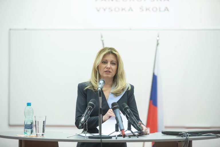 Zuzana Čaputová, konferencia Pravda, lož a sloboda slova, 30 rokov po páde totality, Paneurópska vysoká škola