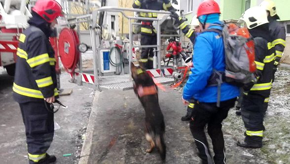 Výbuch plynu v paneláku v Prešove, záchranári
