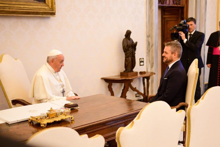 Peter Pellegrini, pápež František