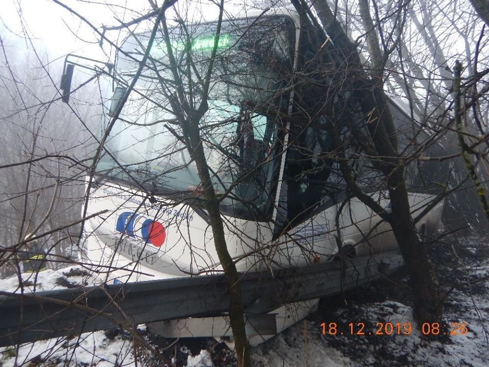 Nehoda autobusu, Banský Studenec