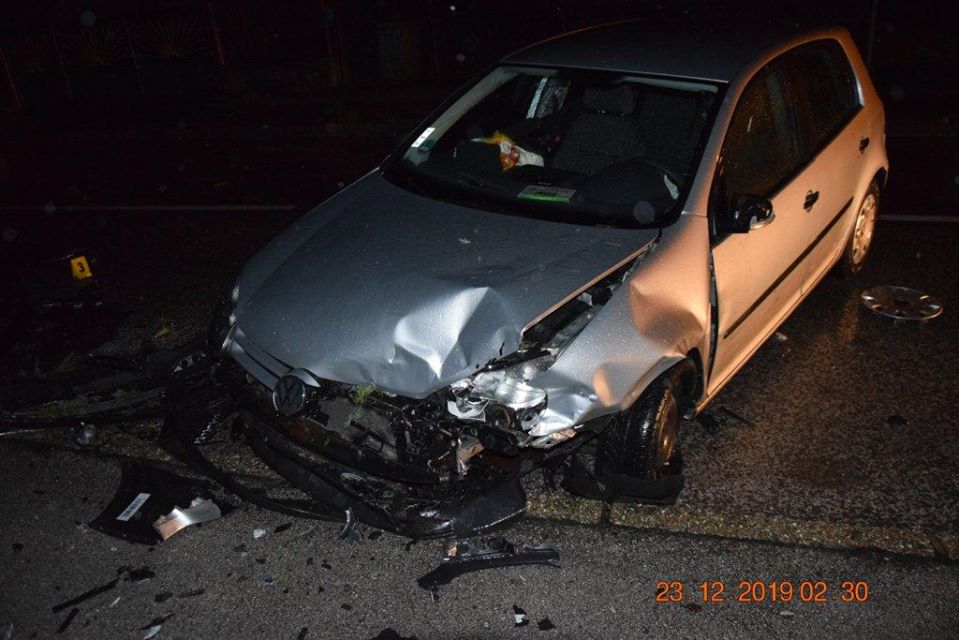 Nehoda, alkohol, Volkswagen, Lehota pod Vtáčnikom