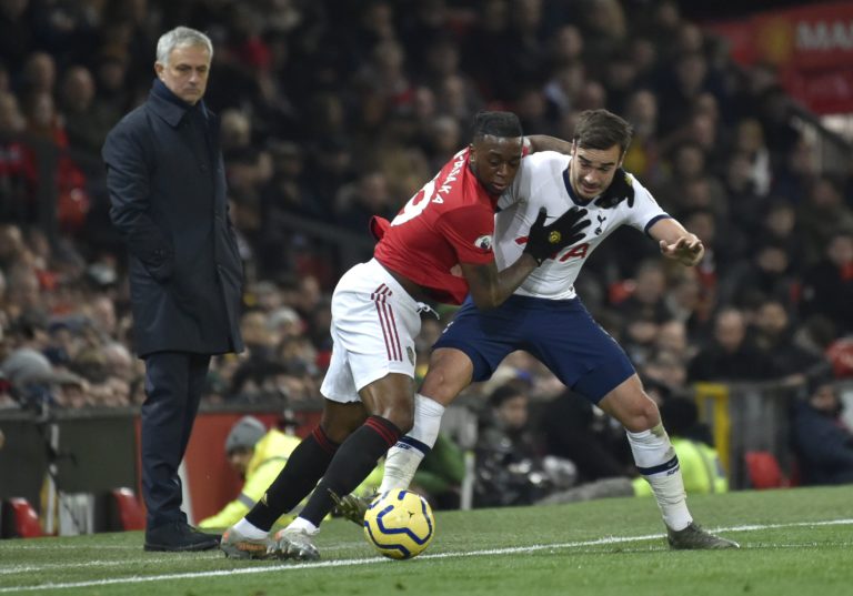 Aaron Wan Bissaka, Harry Winks, José Mourinho, Manchester United, Tottenham Hotspur, Premier League
